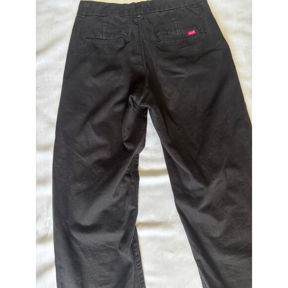 Levi's Baggy Trousers Mid Rise Women's Size 26 Chino Black Straight Leg jean - Picture 13 of 14